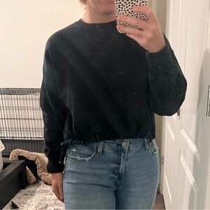 Black Crew Neck A&F